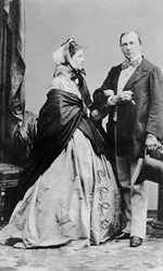 Emile de Girardin e sua moglie Delphine Gay, c.1850